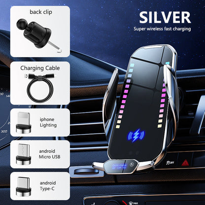 Car Wireless Charger Magnetic Fast Charging Station